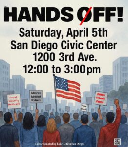 Nationwide ‘Hands Off’ protests include several in San Diego County – KPBS Public Media