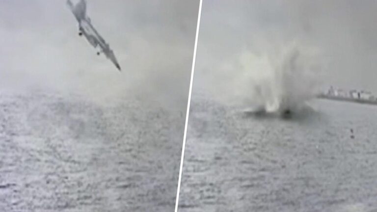 Dramatic video shows U.S. Navy jet crashing into San Diego Harbor – Los Angeles Times