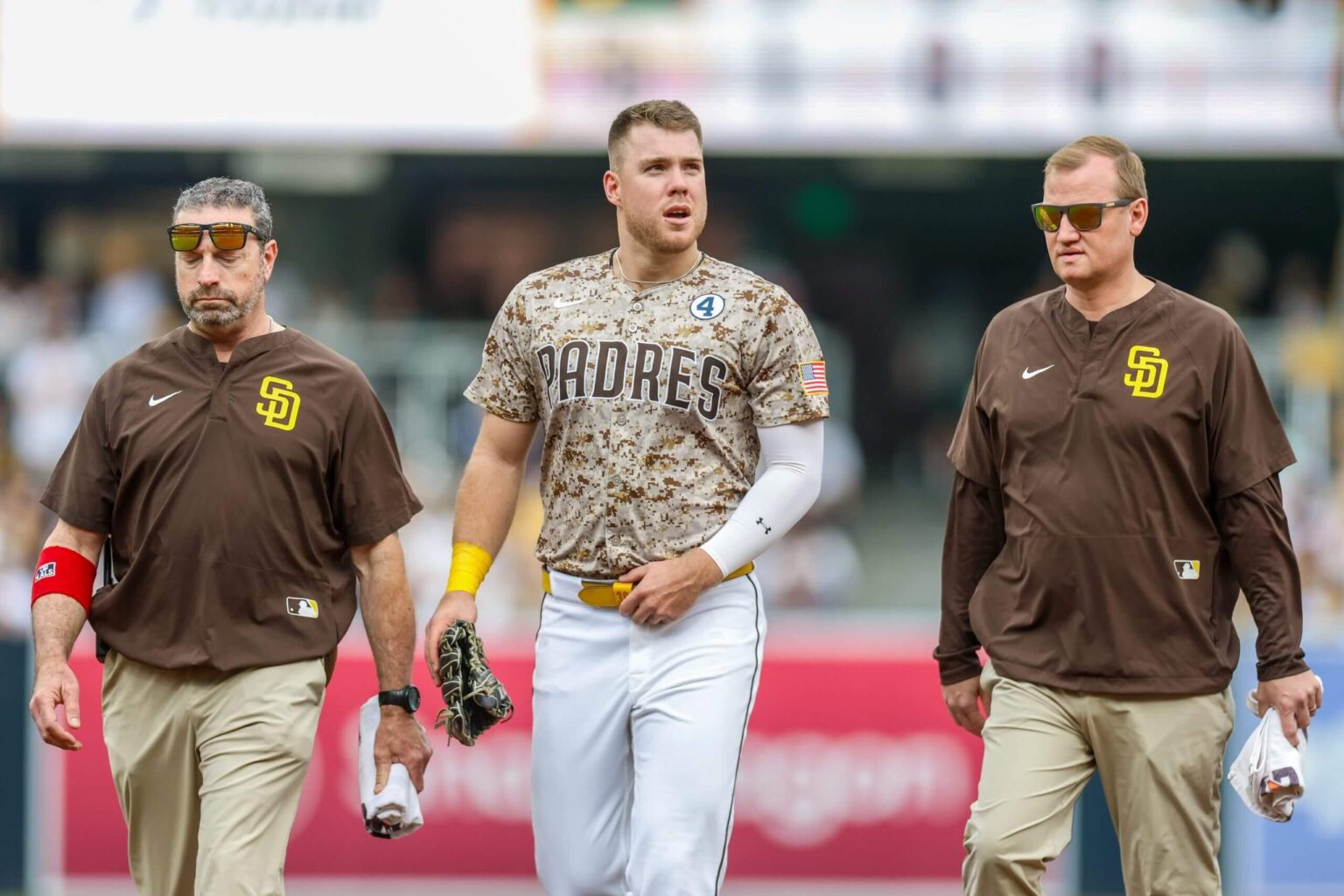 Padres News: Gavin Sheets’ Face Left Indentation in Wall After Scary Collision – Sports Illustrated