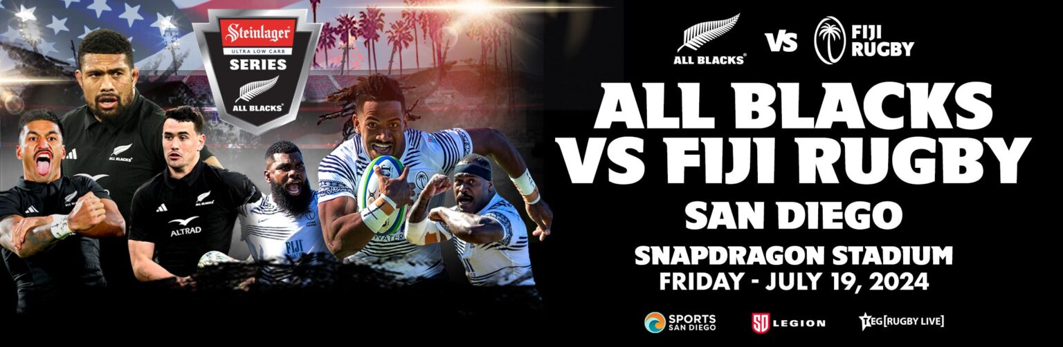 International Rugby Union is coming to San Diego with the All Blacks against the Flying Fijians – NBC 7 San Diego