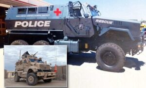 San Diego School District’s New 18-Ton Armored Vehicle Creates Stir : The Two-Way – NPR
