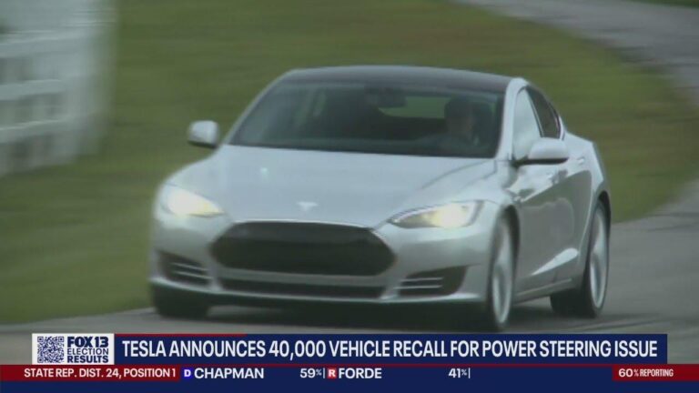 Tesla recalls 376,000 vehicles in US over power steering, shares drop – Reuters