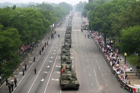 Military parade rolls through DC as ‘No Kings’ protesters across US decry Trump – fox5sandiego.com