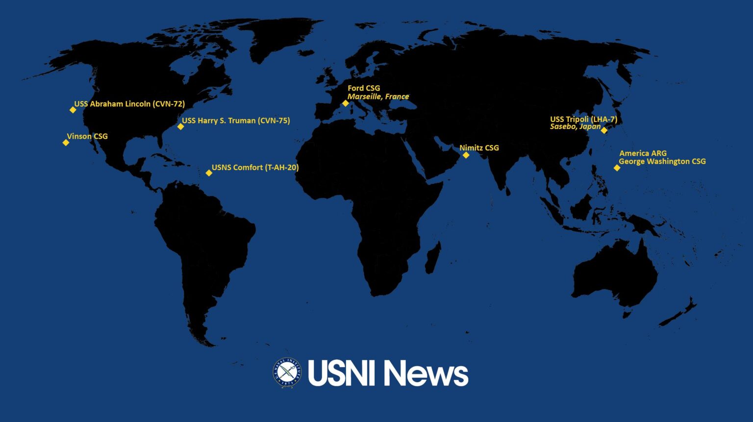 USNI News Fleet and Marine Tracker: August 4, 2025 – USNI News