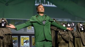 Watch: Moment Robert Downey Jr revealed at San Diego Comic Con – BBC