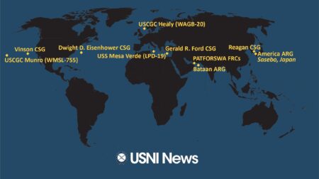 USNI News Fleet and Marine Tracker: August 11, 2025 – USNI News
