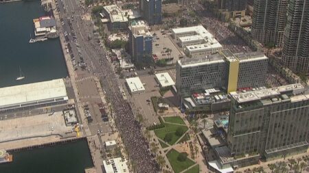 At least 60,000 protesters gathered for ‘No Kings’ protests in Downtown San Diego – ABC 10News San Diego