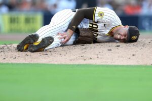 Jason Adam ruptures quad tendon in Padres loss to Orioles – NBC 7 San Diego