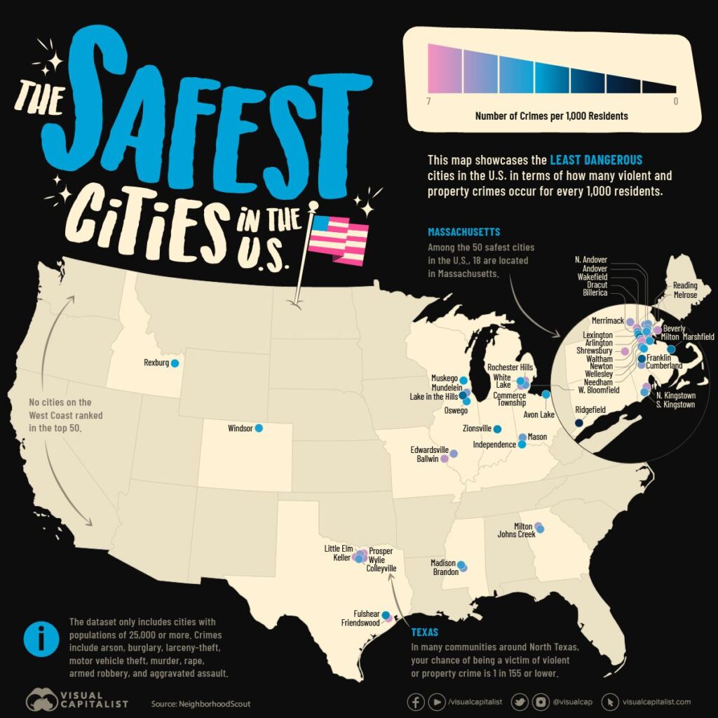 Safest cities in America 2023: Violent crime rate increases drive per capita cost of crime – KTVZ