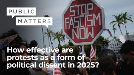 How effective are protests as a form of political dissent in 2025? – KPBS
