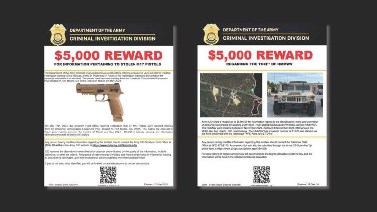 AP: Some stolen US military guns used in violent crimes – San Diego Union-Tribune