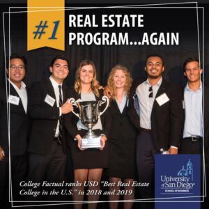 USD Real Estate Program Ranks as Best in the U.S. for 3rd Year in a Row – Times of San Diego